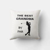 ザおばあちゃん最高のバイパーゴルフナナゴルファーPunグラム クッション (裏面)
