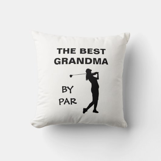 ザおばあちゃん最高のバイパーゴルフナナゴルファーPunグラム クッション (正面)