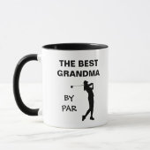 ザおばあちゃん最高のバイパーゴルフナナゴルファーPunグラム マグカップ (左)