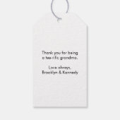 ザおばあちゃん最高のバイパーゴルフNana GramゴルファーPun ギフトタグ (裏面)