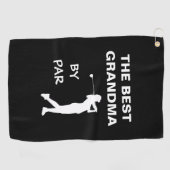 ザおばあちゃん最高のバイパーゴルフNana GramゴルファーPun ゴルフタオル (横)