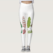 ザおもしろいシーズンクリスマスツリーケーキDebbie X レギンス (正面)