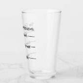 ザおもしろい酔っぱらいビール タンブラーグラス (左)