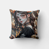 ザかわいいアニメスカルガールピロー03 クッション (正面)