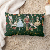 ザくるみクラッカーバレエフェスティバルメリークリスマス ランバークッション (ブランケット)