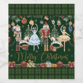 ザくるみクラッカーバレエフェスティバルメリークリスマス ワインラベル (シングルラベル)