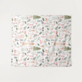 ザくるみ割りカーホリデーウォーターカラー タペストリー (正面(横))