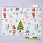 ザくるみ割りキャラクタークララ冬クリスマス 薄葉紙 (クラフト)
