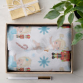 ザくるみ割りキャラクタークララ冬クリスマス 薄葉紙 (ギフト)