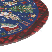 ザくるみ割りクリスマスバレエヴィンテージ水色 カッティングボード (角)