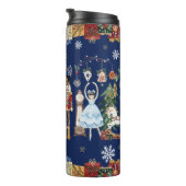 ザくるみ割りクリスマスバレエヴィンテージ水色 タンブラー (回転右)