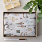 ザくるみ割りクリスマスバレエヴィンテージ水色 薄葉紙 (ギフト)