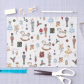 ザくるみ割りクリスマスバレエヴィンテージ水色 薄葉紙 (クラフト)