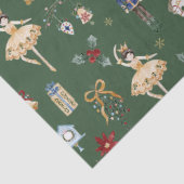 ザくるみ割りクリスマスバレエヴィンテージ水色 薄葉紙 (詳細)