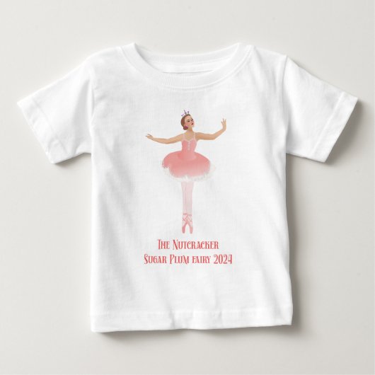 ザくるみ割り2024 – シュガープラム妖精 ベビーTシャツ (正面)
