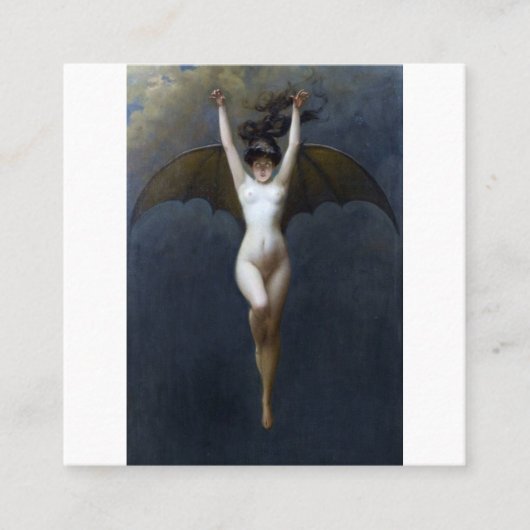 ザこうもりウーマンアルバートジョセフペノ スクエア名刺 (正面)