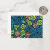 ザつる植物byウィリアム・モリス ノートカード (正面/裏面インサイチュ)