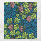 ザつる植物byウィリアム・モリス ワインラベル (シングルラベル)