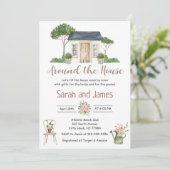 ザのまわりにハウスカップルズブライダルシャワー招待状 招待状 (スタンド正面)