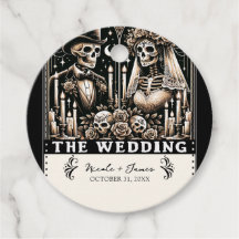 ザの結婚タロットスケルトン新郎新婦