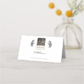 ザの結婚タロットスケルトン新郎新婦 プレイスカード (裏面)