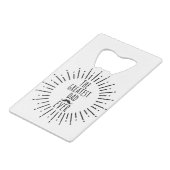 ザもっとも偉大パパヴィンテージひげ クレジットカード栓抜き (正面アングル)