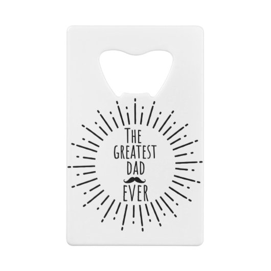 ザもっとも偉大パパヴィンテージひげ クレジットカード栓抜き (裏面)