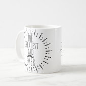 ザもっとも偉大パパヴィンテージひげ コーヒーマグカップ (正面左)