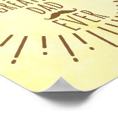 ザもっとも偉大パパヴィンテージひげ ポスター (角)