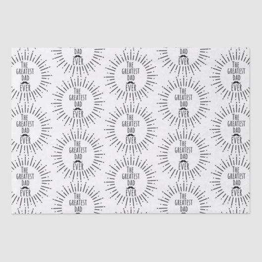 ザもっとも偉大パパヴィンテージひげ 薄葉紙 (正面)