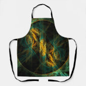 ザアイオブザジャングル抽象芸術アートエプロン エプロン (正面)