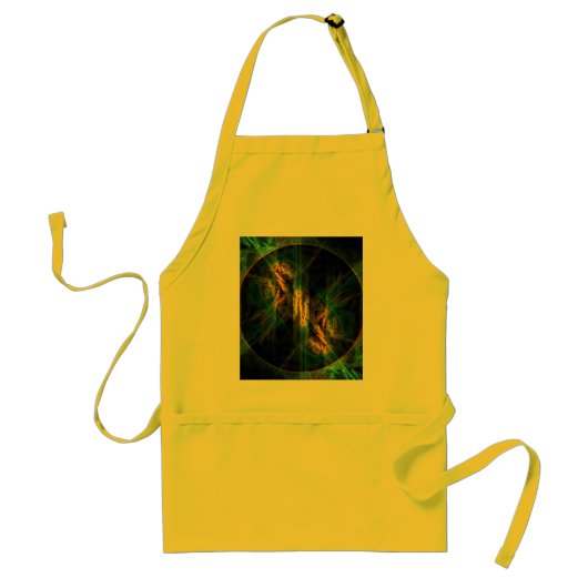 ザアイオブザジャングル抽象芸術アートエプロン スタンダードエプロン (正面)
