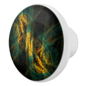 ザアイオブザジャングル抽象芸術アート セラミックノブ (右)