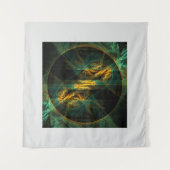 ザアイオブザジャングル抽象芸術アート タペストリー (正面(横))