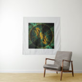 ザアイオブザジャングル抽象芸術アート タペストリー (インサイチュ)