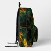ザアイオブザジャングル抽象芸術アート プリントバックパック (左)