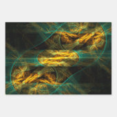 ザアイオブザジャングル抽象芸術アート ラッピングペーパーシート (正面2)