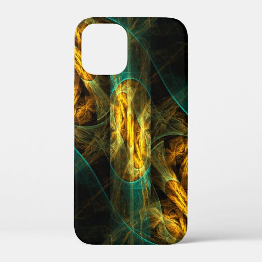 ザアイオブザジャングル抽象芸術アート Case-Mate iPhoneケース (裏面)