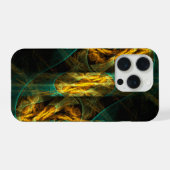 ザアイオブザジャングル抽象芸術アート iPhoneケース (裏面横)