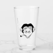 ザアイコニック喫煙チンプビールグラス タンブラーグラス (正面)