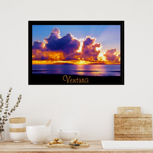 ザアイランズブルー ポスター (キッチン)