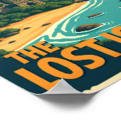 ザアイラ失ったンド – ヴィンテージ探検家の旅行ポスター ポスター (角)