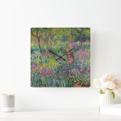 ザアイリスガーデンアットジヴェルニーバイクロードモネ スクエア壁時計 (ホーム)