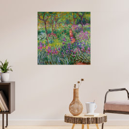 ザアイリスガーデンアットジヴェルニーバイクロードモネ ポスター