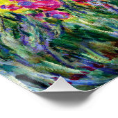 ザアイリスガーデンアットジヴェルヌバイクロードモネ ポスター (コーナー)