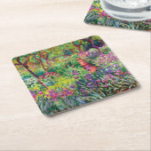 ザアイリスガーデンバイクロードモネ スクエアペーパーコースター (アングル)