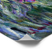 ザアイリスガーデンatジヴェルニー,クロード・モネ ポスター (角)