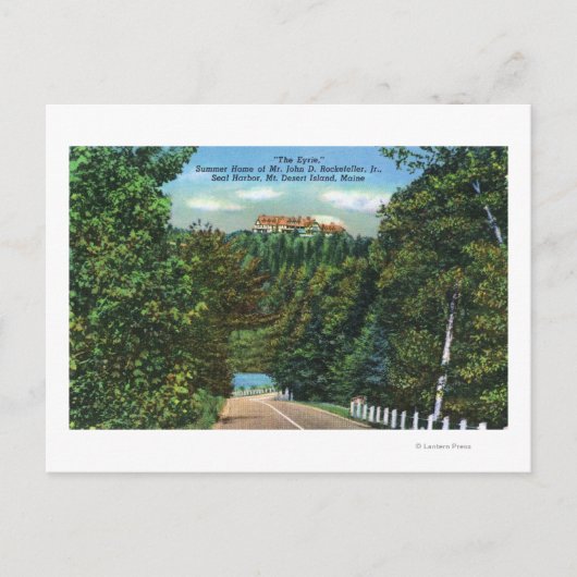 ザアイリー、ジョン・D・ロックフェラーJrホーム ポストカード (正面)