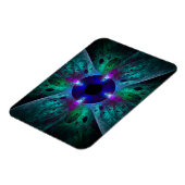 ザアイ抽象芸術アートプレミアムマグネット マグネット (左側)