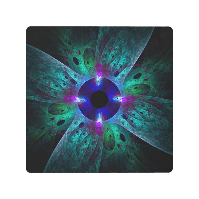 ザアイ抽象芸術メタルウォールアート メタルプリント (正面)